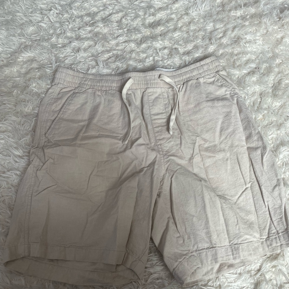 Old Navy Tan Athletic Shorts Elastic Waist